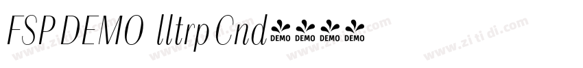 FSP DEMO   lltrp Cnd字体转换